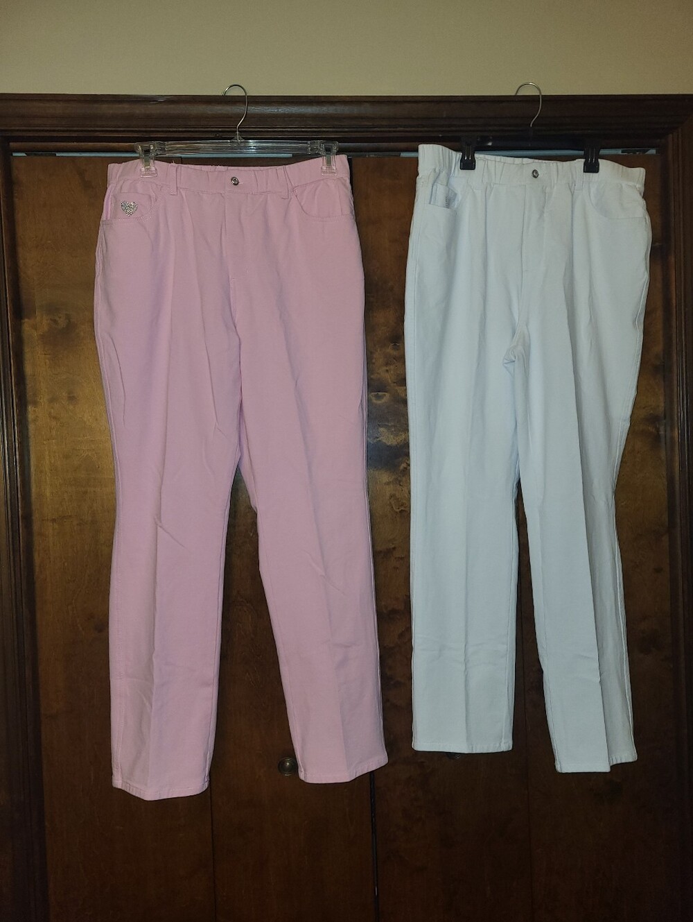 Huge Lot Of Women's Size Large Quacker Factory Pull on Pants - Picture 7 of 11